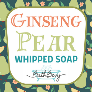 GINSENG PEAR WHIPPED SOAP