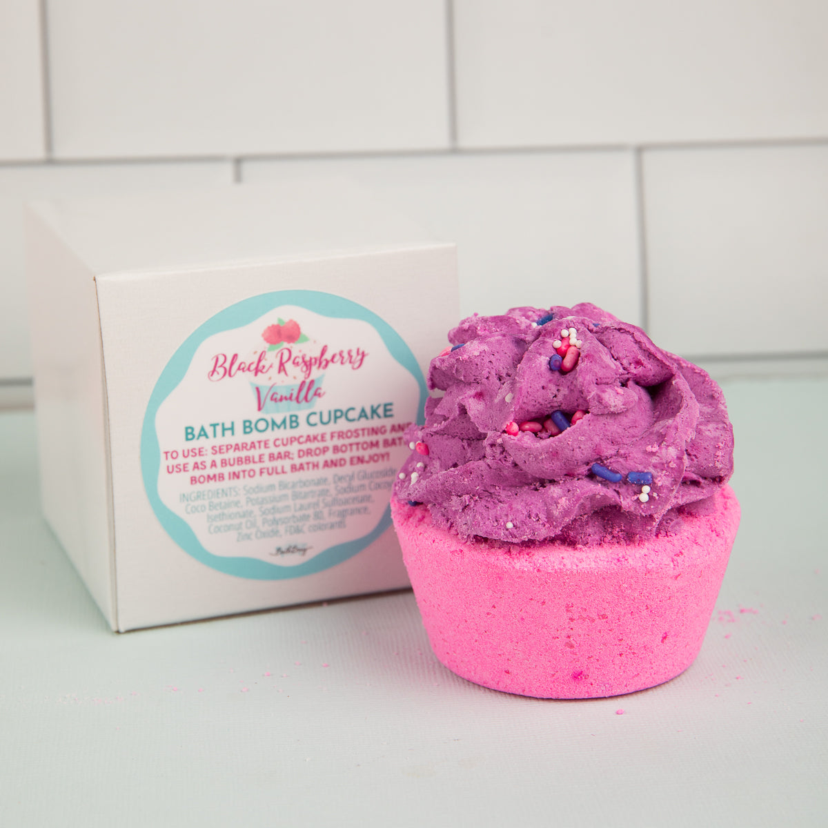 BLACK RASPBERRY VANILLA BATH BOMB CUPCAKE – Bath Bevy