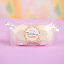 Load image into Gallery viewer, UPLIFTING ORANGE SHOWER STEAMERS (SET OF 2)