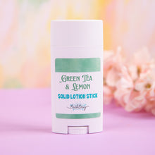 Load image into Gallery viewer, GREEN TEA & LEMON SOLID LOTION STICK