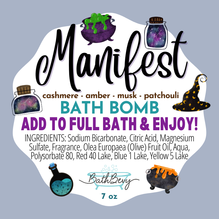 MANIFEST BATH BOMB – Bath Bevy
