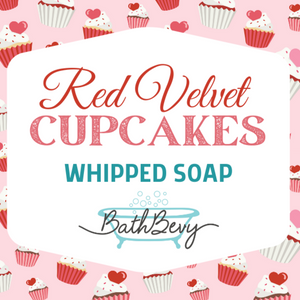 RED VELVET CUPCAKES WHIPPED SOAP