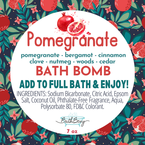 POMEGRANATE BATH BOMB