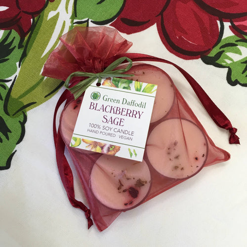 BLACKBERRY SAGE TEALIGHT 4-PACK