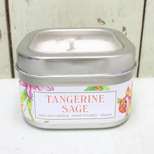 Load image into Gallery viewer, TANGERINE SAGE SOY CANDLE