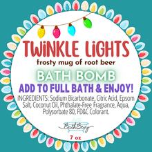 Load image into Gallery viewer, TWINKLE LIGHTS BATH BOMB