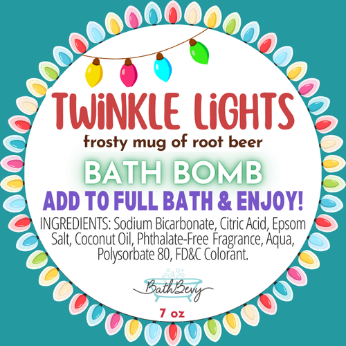 TWINKLE LIGHTS BATH BOMB