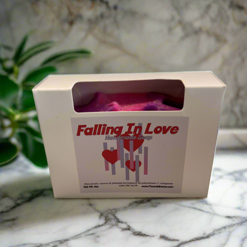 FALLING IN LOVE HANDMADE SOAP BAR