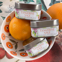 Load image into Gallery viewer, TANGERINE SAGE SOY CANDLE