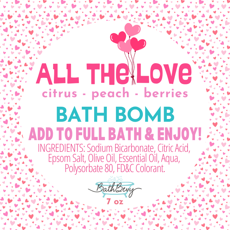 ALL THE LOVE  BATH BOMB