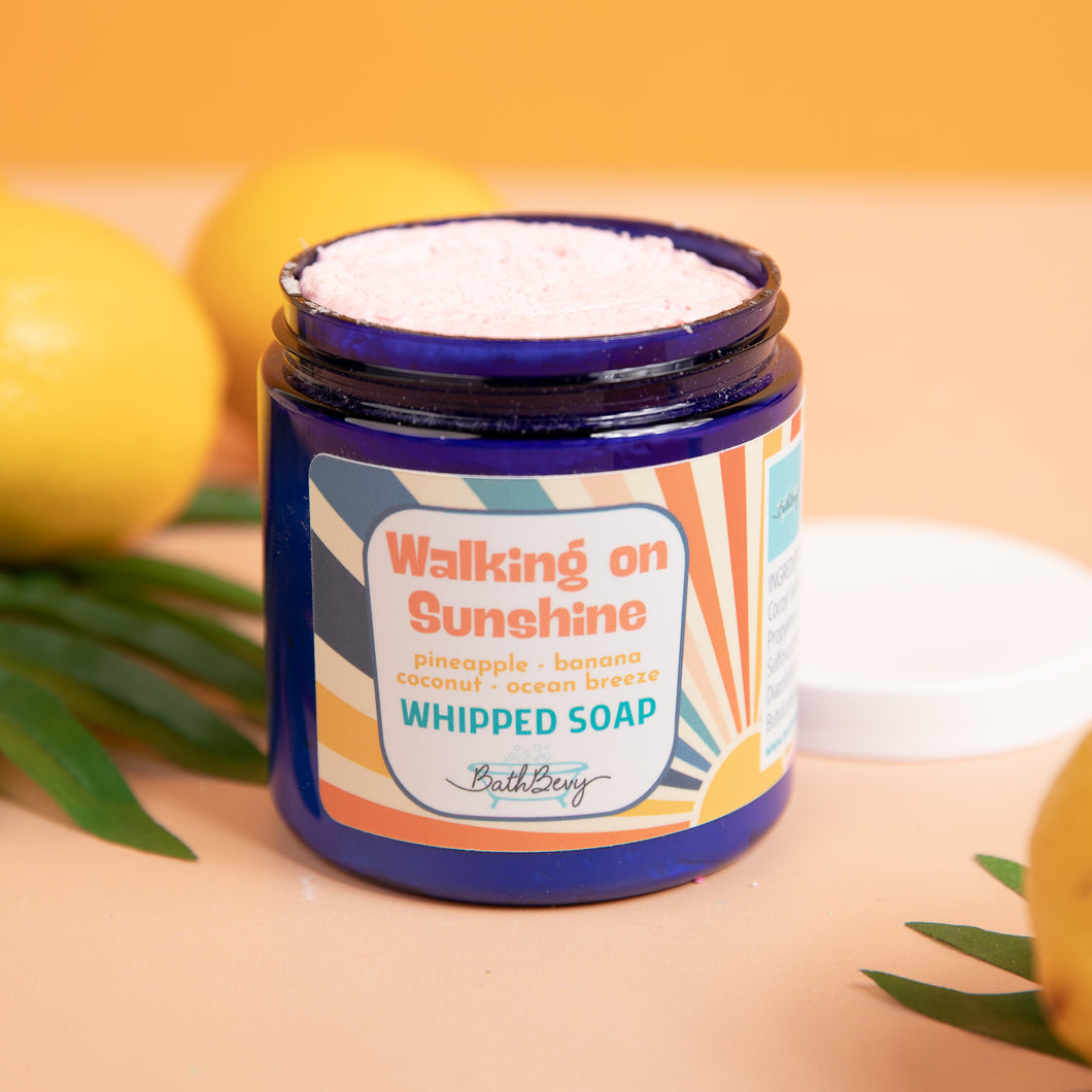 WALKING ON SUNSHINE WHIPPED SOAP