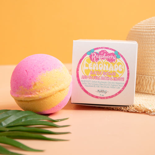RASPBERRY LEMONADE BATH BOMB
