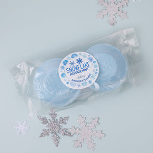 SNOWFLAKE SHOWER STEAMERS (SET OF 2)