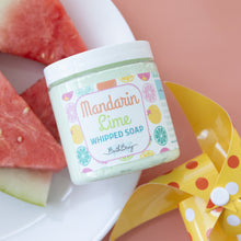 Load image into Gallery viewer, MANDARIN LIME WHIPPED SOAP