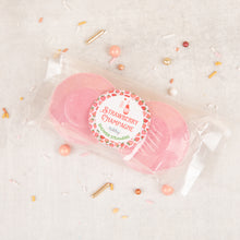 Load image into Gallery viewer, STRAWBERRY CHAMPAGNE SHOWER STEAMERS (SET OF 2)
