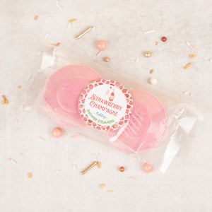 STRAWBERRY CHAMPAGNE SHOWER STEAMERS (SET OF 2)
