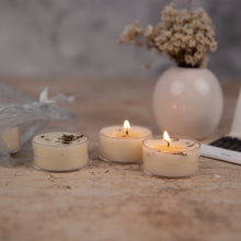 Load image into Gallery viewer, PATCHOULI CLOVEBUD SOY TEALIGHTS (SET OF 4)