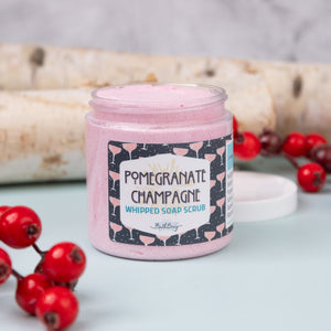 POMEGRANATE CHAMPAGNE WHIPPED SOAP SCRUB