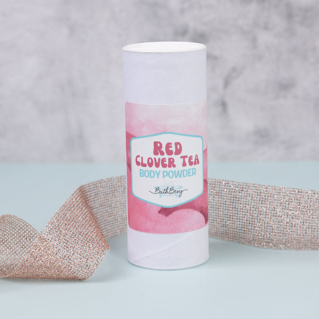 RED CLOVER TEA BODY POWDER