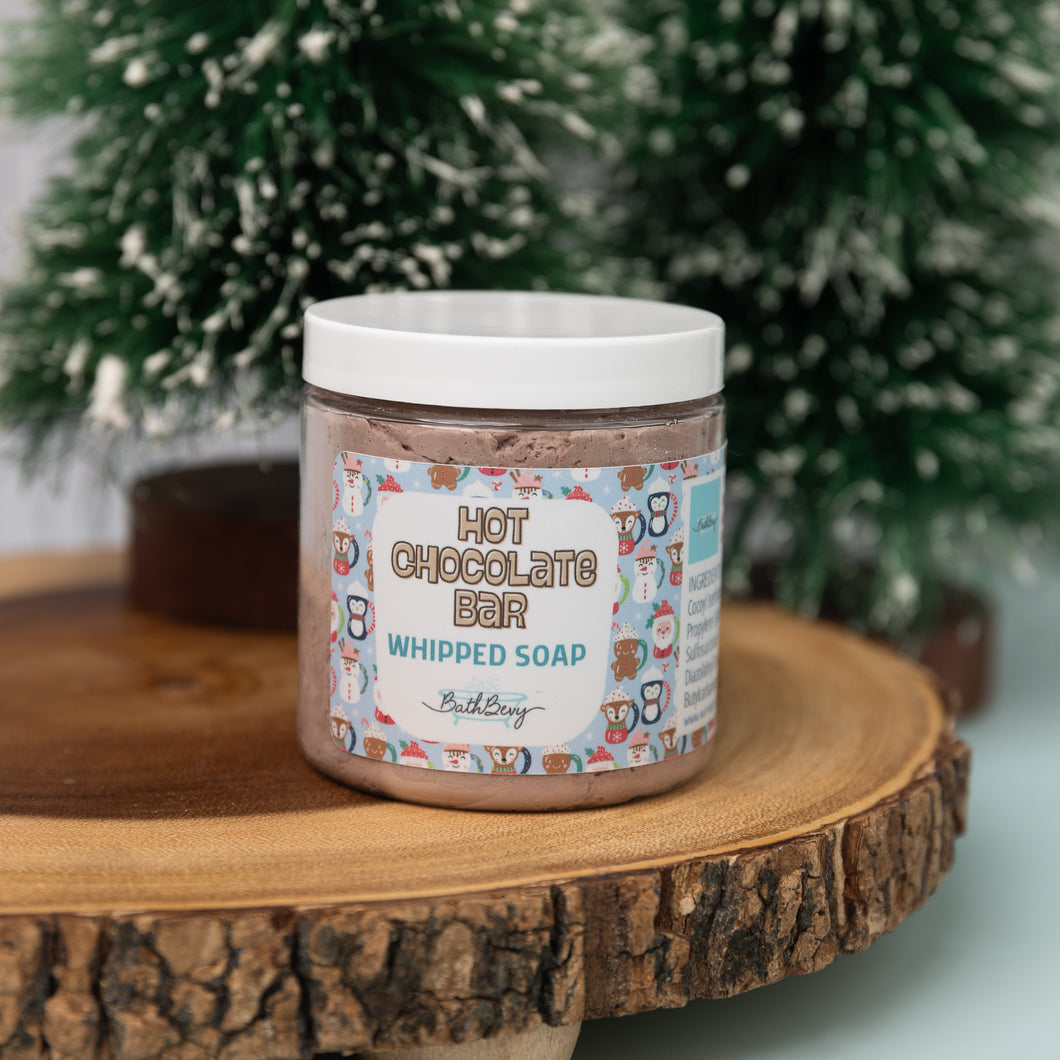 HOT CHOCOLATE BAR WHIPPED SOAP