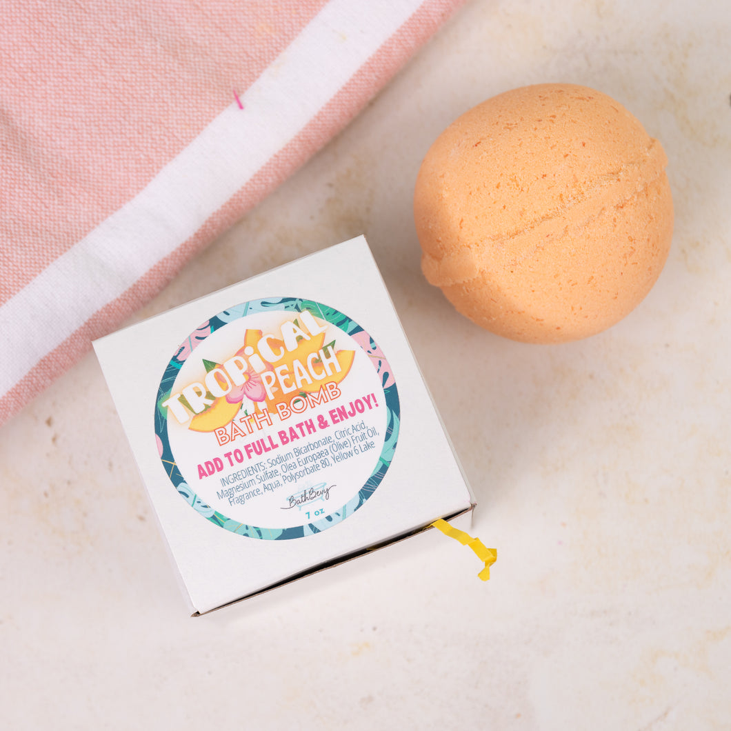 TROPICAL PEACH BATH BOMB