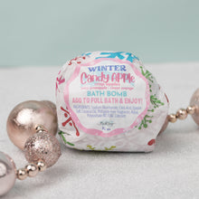 Load image into Gallery viewer, WINTER CANDY APPLE BATH BOMB