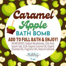 Load image into Gallery viewer, CARAMEL APPLE BATH BOMB