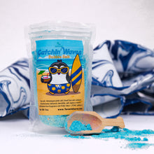 Load image into Gallery viewer, Packaged bubble salt with a penguin character and wooden scoop on a white background