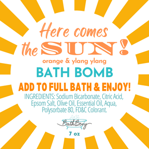 HERE COMES THE SUN BATH BOMB