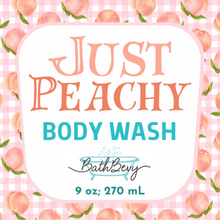 Load image into Gallery viewer, JUST PEACHY BODY WASH