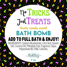 Load image into Gallery viewer, NO TRICKS JUST TREATS BATH BOMB