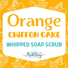 Load image into Gallery viewer, ORANGE CHIFFON CAKE WHIPPED SOAP SCRUB