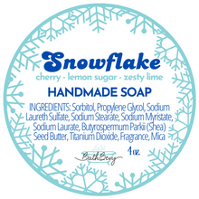 Load image into Gallery viewer, SNOWFLAKE SOAP BAR