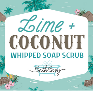 LIME + COCONUT WHIPPED SOAP SCRUB