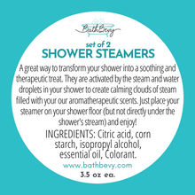 Load image into Gallery viewer, UPLIFTING ORANGE SHOWER STEAMERS (SET OF 2)