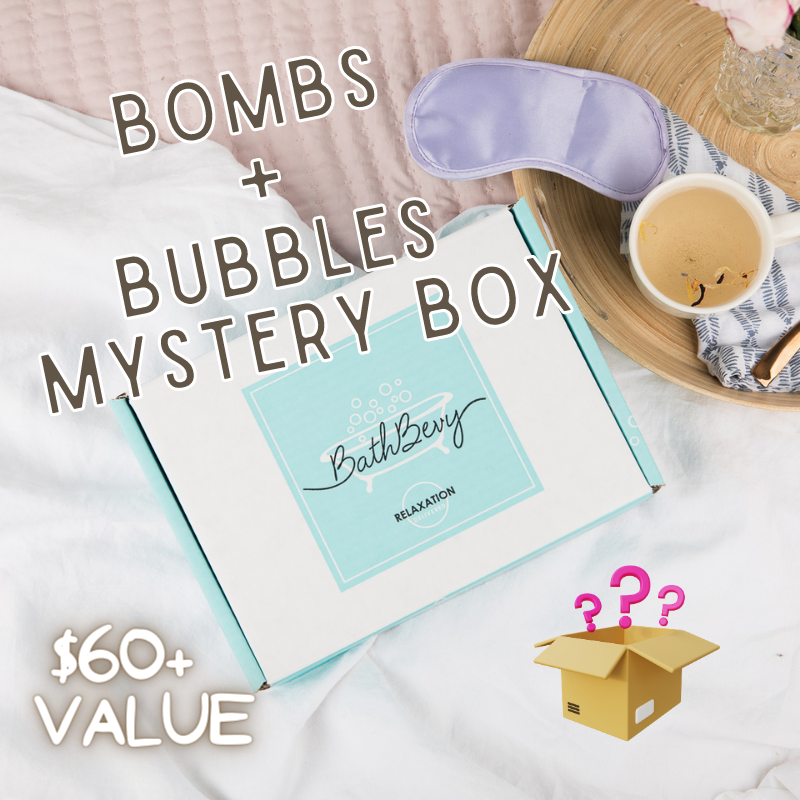 BATH BOMBS + BUBBLES MYSTERY BOXES – Bath Bevy