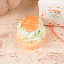 Load image into Gallery viewer, PUMPKIN PATCH BATH BOMB CUPCAKE