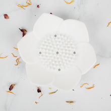 Load image into Gallery viewer, LOTUS FLOWER SOAP DISH or SHOWER STEAMER HOLDER