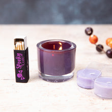 Load image into Gallery viewer, PURPLE TEA LIGHT CANDLE HOLDER