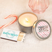 Load image into Gallery viewer, PEPPERMINT BARK SOY CANDLE