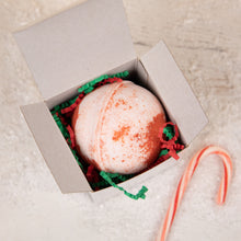 Load image into Gallery viewer, CANDY CANE BATH BOMB