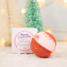 Load image into Gallery viewer, WINTER CANDY APPLE BATH BOMB