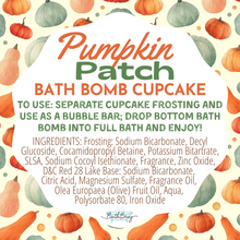 Load image into Gallery viewer, PUMPKIN PATCH BATH BOMB CUPCAKE