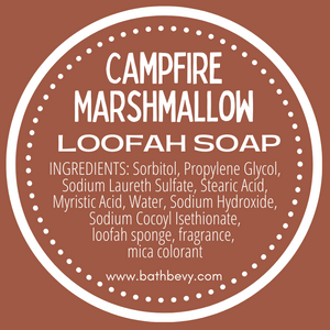 CAMPFIRE MARSHMALLOW LOOFAH SOAP
