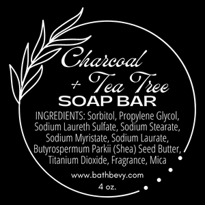 CHARCOAL + TEA TREE SOAP BAR