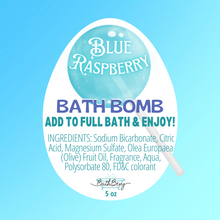 Load image into Gallery viewer, BLUE RASPBERRY BATH BOMB