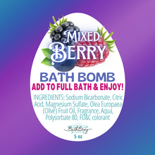 Load image into Gallery viewer, MIXED BERRY BATH BOMB