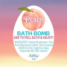 Load image into Gallery viewer, PEACH BATH BOMB