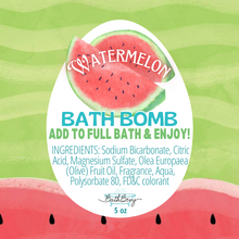 Load image into Gallery viewer, WATERMELON BATH BOMB