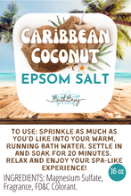 Load image into Gallery viewer, CARIBBEAN COCONUT EPSOM SALT